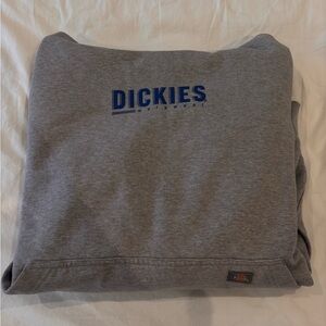 Dickies Heather Gray Crewneck with Blue Logo
